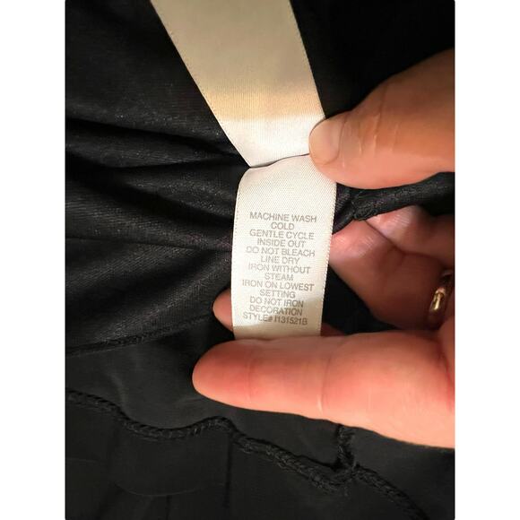 Bisou Bisou Michele Bohbot Sequin Black Stretch Tank Mini Dress Metal Size 10 - Picture 8 of 13